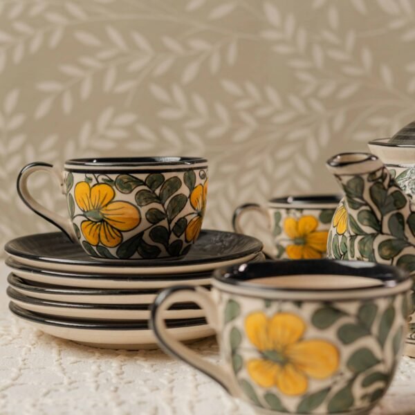 luxury ceramic tea set