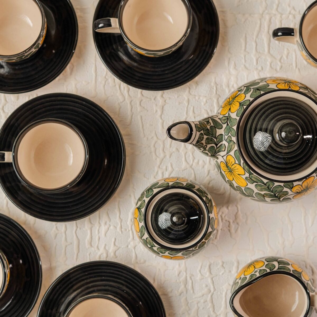 luxury ceramic tea set