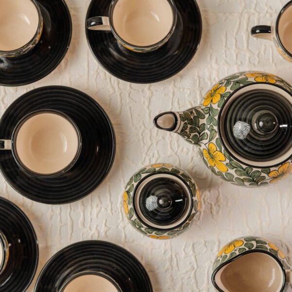 luxury ceramic tea set