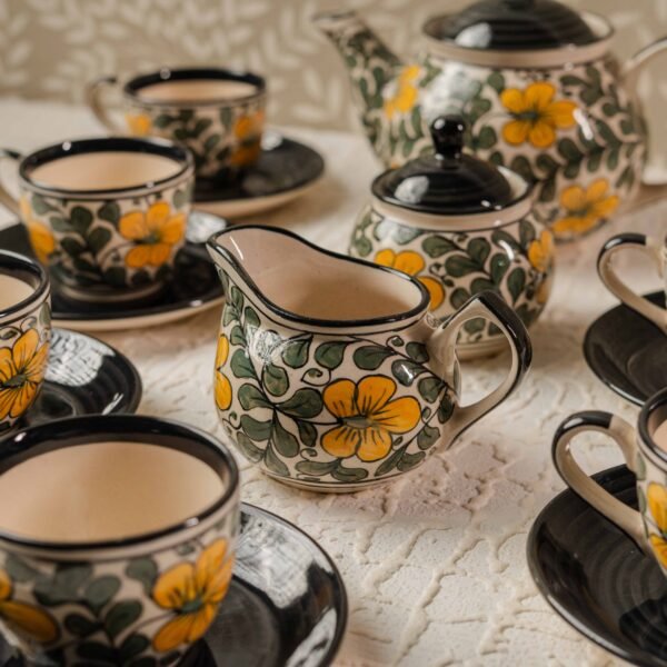 luxury ceramic tea set