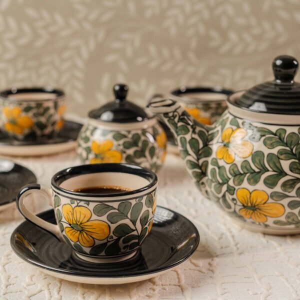luxury ceramic tea set