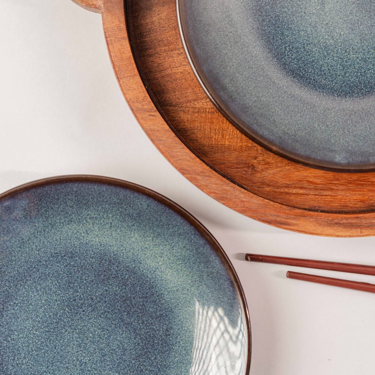 premium ceramic quarter plates
