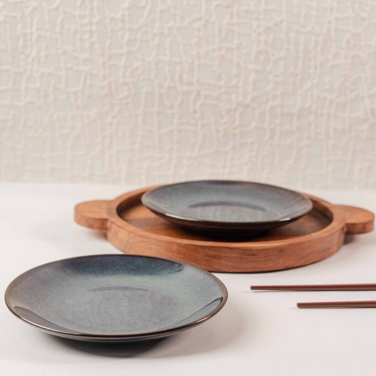 premium ceramic quarter plates