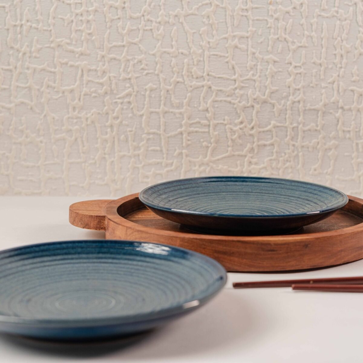 premium ceramic quarter plates