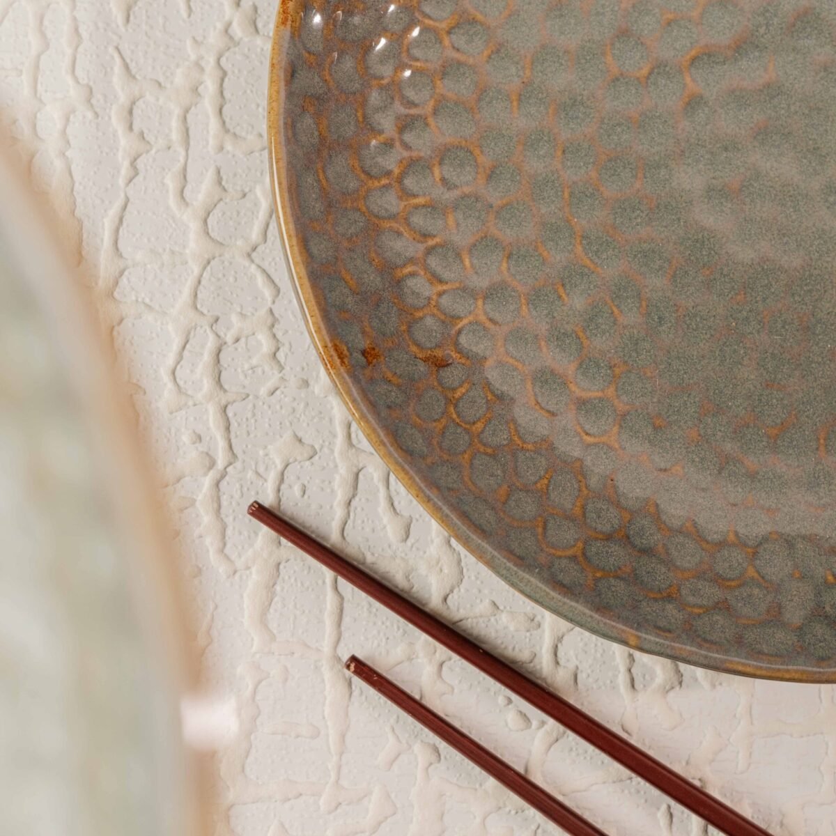 Astra Glaze – Premium Ceramic Plates Set (Set of 2 Ceramic Plates) | 10 Inches Dinner Plates