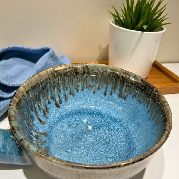 Kairo Ceramic Serving Bowl with Handle