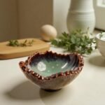 Eboncoral – Harmiche Handmade Sea-Etched Luxury Antique Fruit Bowl | 8 Inches Bowl (500ml)