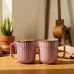 Rose Drip – Premium Ceramic Mug Set (Set of 2) 350ml Mugs | Coffee Mugs Set of 2