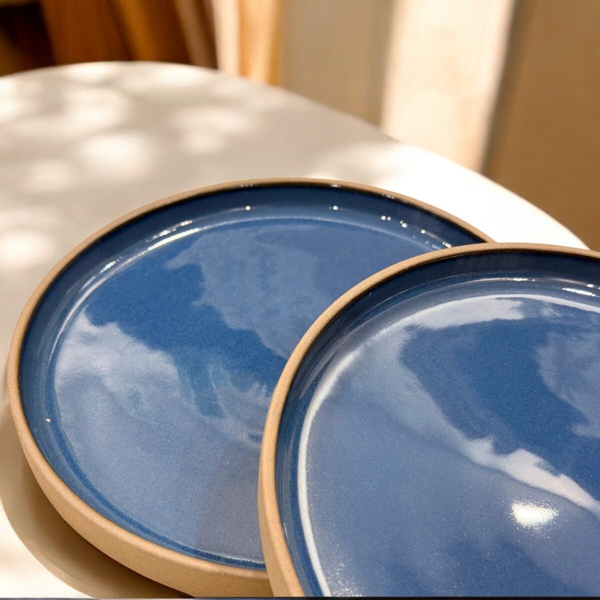 Deep Coast Ceramic Plates Set – (7 Inches, Set of 2)