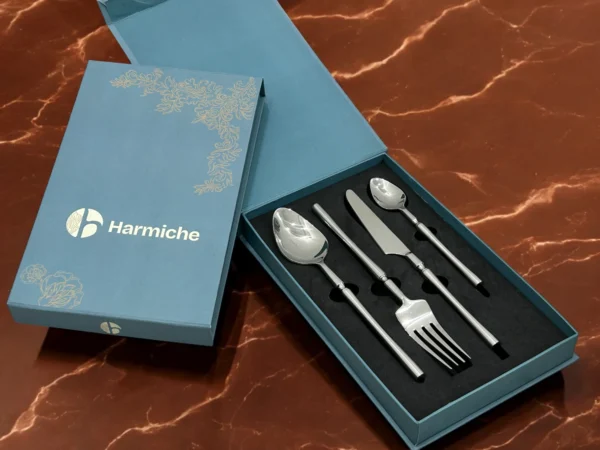 Harmiche Classic Silver 4-Piece Cutlery Set