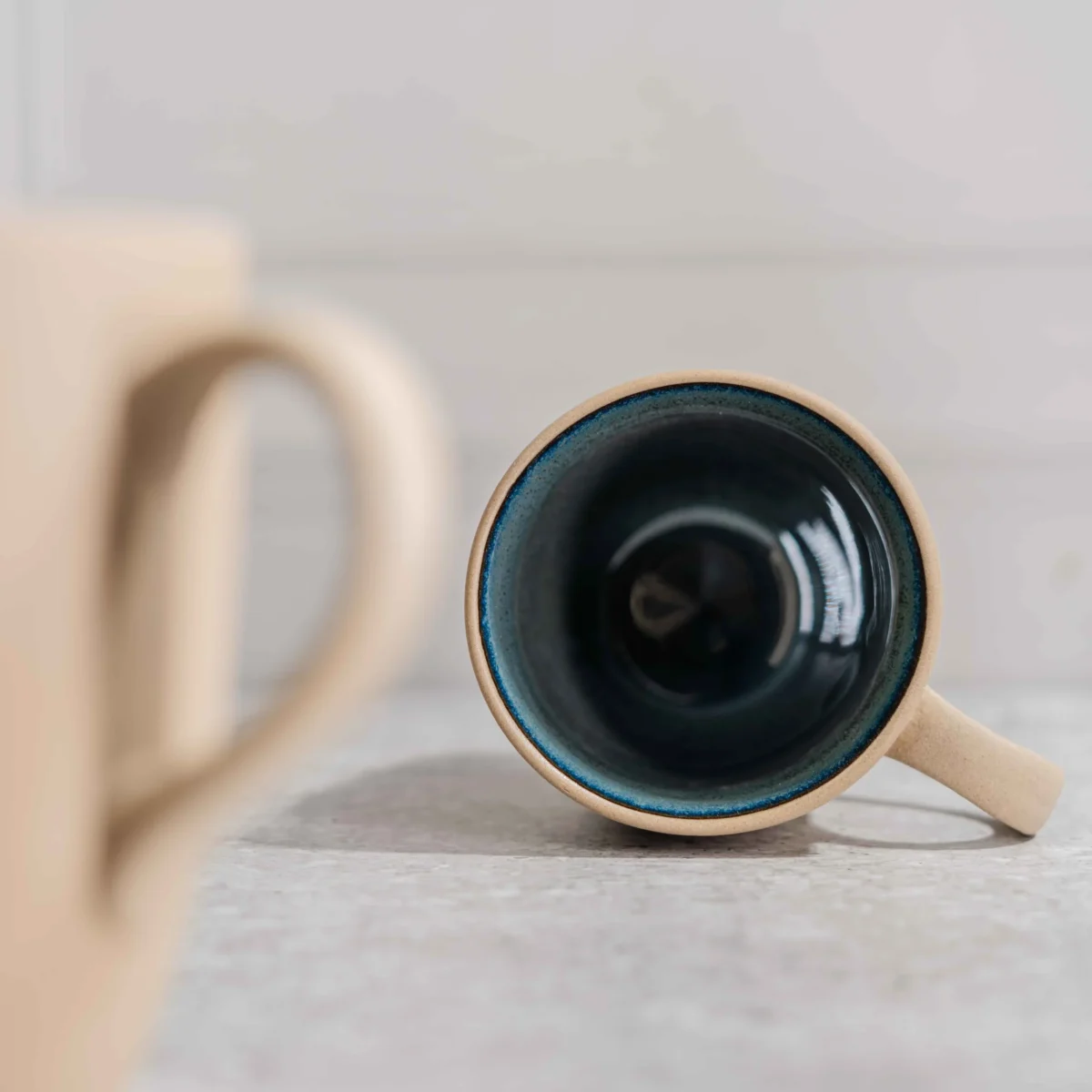 Terranova Ceramic Mug Set – 2 Handcrafted 280ml Mugs by Harmiche