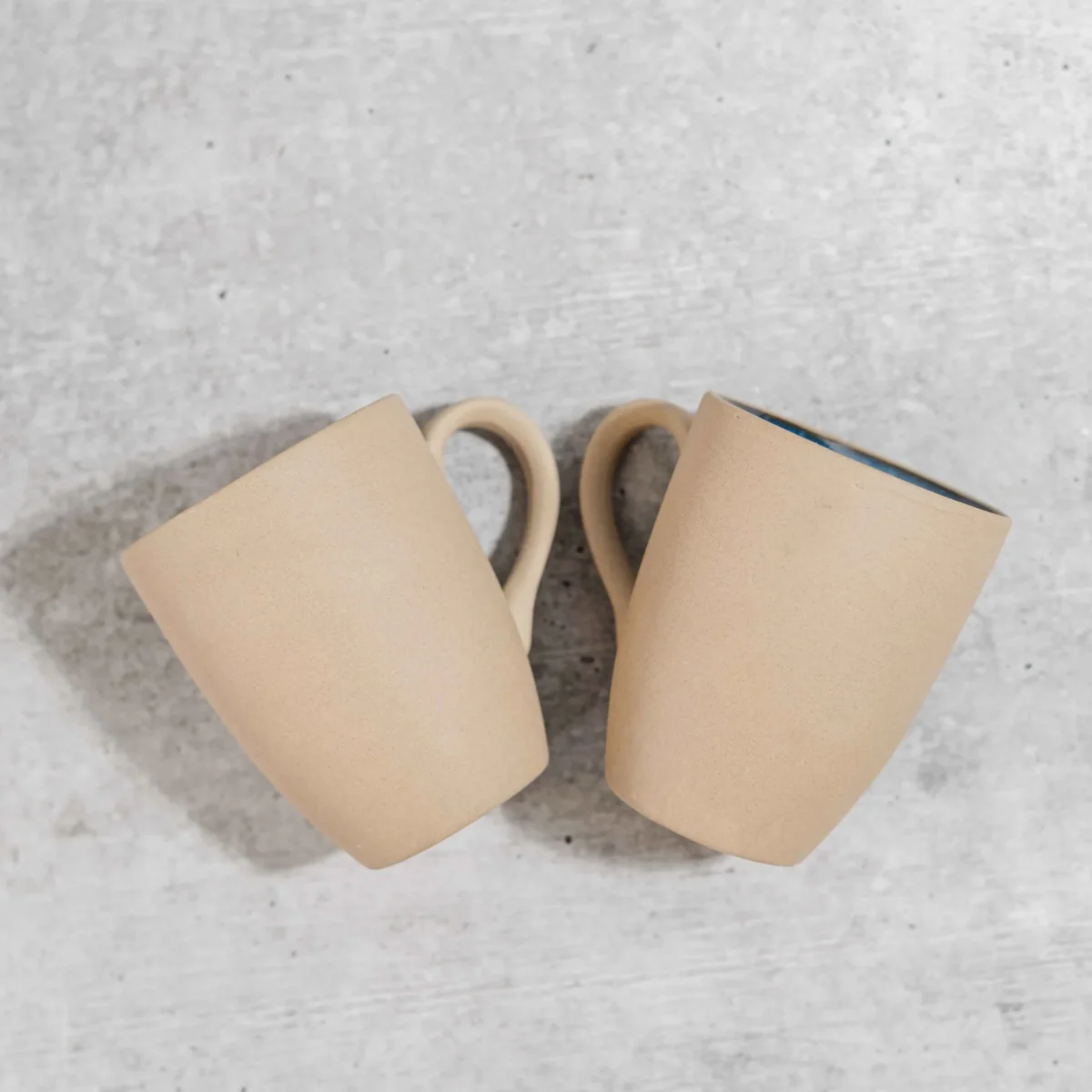 Terranova Ceramic Mug Set – 2 Handcrafted 280ml Mugs by Harmiche